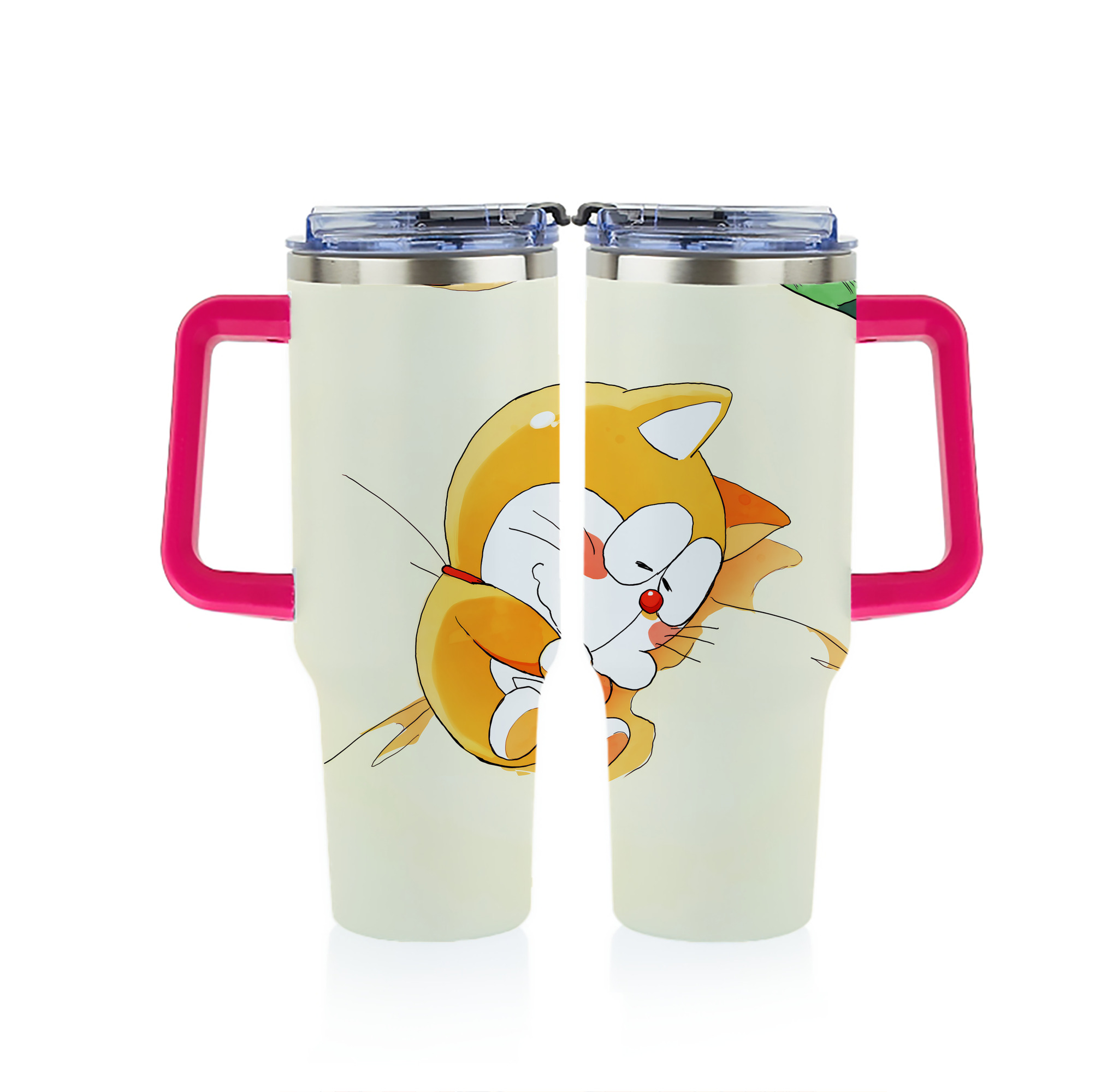 （画像用） ドラえもん Doraemon 1200ｍLフルプリント車用タンブラー